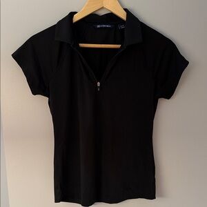 Cutter & Buck Women's Black Short Sleeve Polo